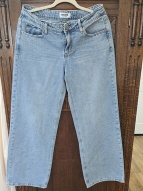 RSQ Low Rise Baggy Size 27 Light Wash Straight-Leg Women's